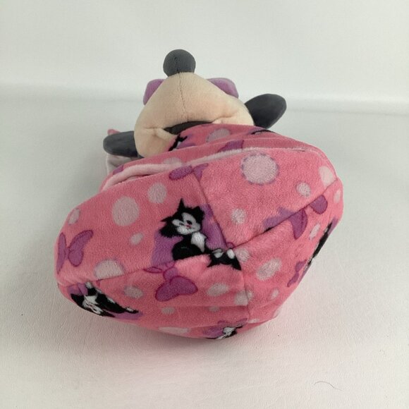 Disney Parks Baby Minnie Mouse 12" Plush Stuffed Toy Swaddle Blanket Sling Wrap - Picture 2 of 9
